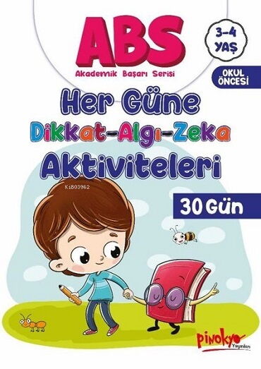 ABS HER GÜNE DİKKAT ALGI ZEKA AKTİ. 30 GÜN 3-4 YAŞ