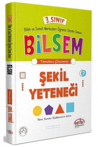 3.SINIF BİLSEM ŞEKİL YETENEĞİ ÇÖZÜMLÜ