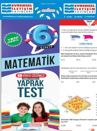 6.SINIF YENİ NESİL  MATEMATİK YAPRAK TEST