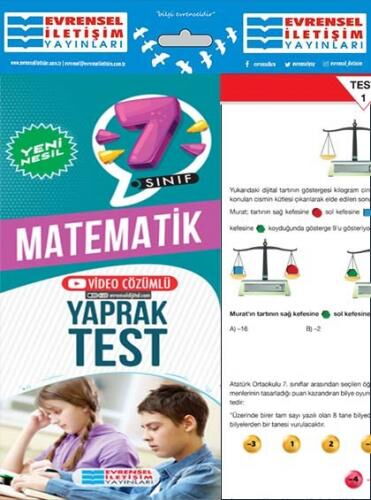 7.SINIF YENİ NESİL  MATEMATİK YAPRAK TEST