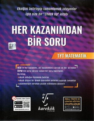 YKS TYT MATEMATİK HER KAZANIMDAN BİR SORU