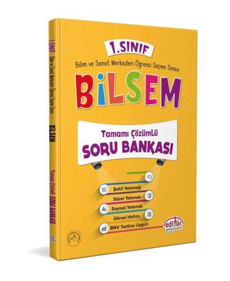 1.SINIF BİLSEM TAMAMI ÇÖZÜMLÜ SORU BANKASI