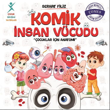 KOMİK İNSAN VÜCUDU ÇOCUKLAR İÇİN ANATOMİ