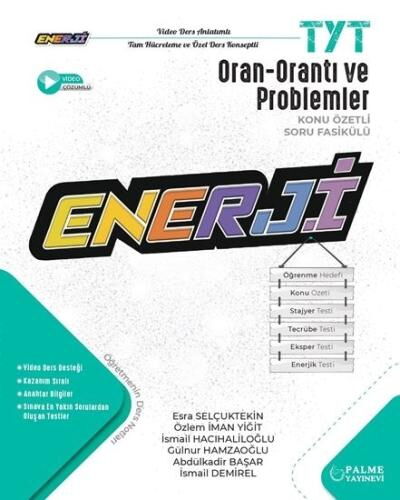 TYT ENERJİ ORAN ORANTI VE PROBLEMLER SORU FASİKÜLÜ