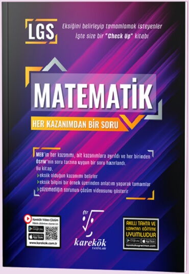 8.SINIF LGS MATEMATİK HER KAZANIMDAN BİR SORU