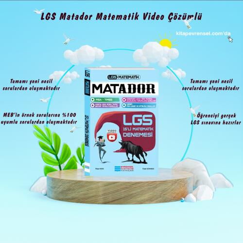 8.SINIF LGS MATADOR MATEMATİK 15 Lİ DENEME