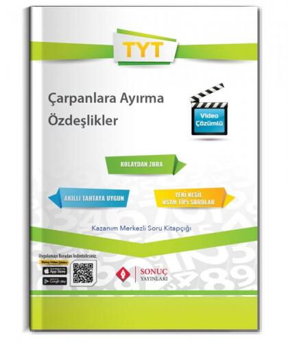 YKS TYT ÇARPANLARA AYIRMA ÖZDEŞLİKLER