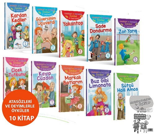 ATASÖZLERİ VE DEYİMLERLE ÖYKÜLER 10 KİTAP SET