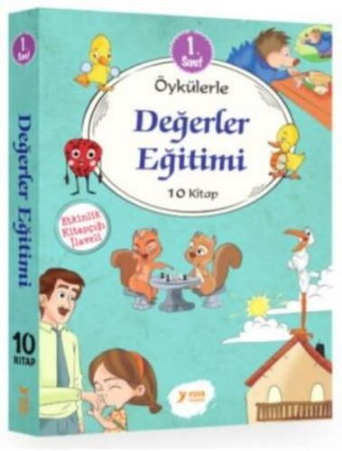 ÖYKÜLERLE DEĞERLER EĞİTİMİ 1.SINIF (10 KİTAP)