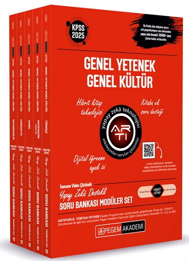 KPSS GENEL YETENEK SORU SET 5 KİTAP LİSANS 2025