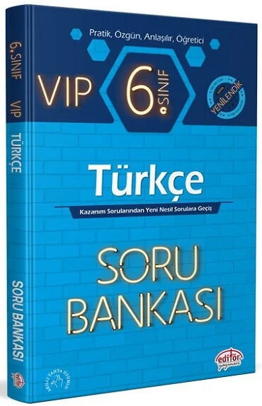 6.SINIF VIP TÜRKÇE SORU BANKASI