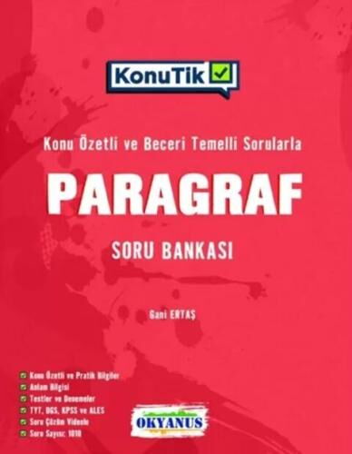 PARAGRAF KONUTİK SORU BANKASI