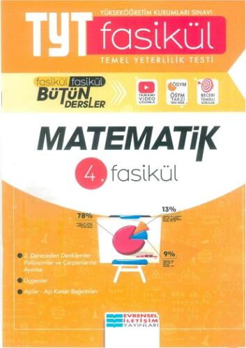 TYT MATEMATİK KONU ÖZT. SORU FASİKÜLÜ  (4.FASİKÜL)