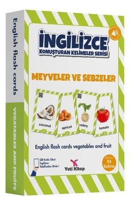 İNGİLİZCE DİL KARTLARI MEYVELER VE SEBZELER