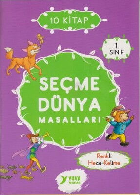 1.SINIF SEÇME DÜNYA MASALLARI HECELİ 10 KİTAP