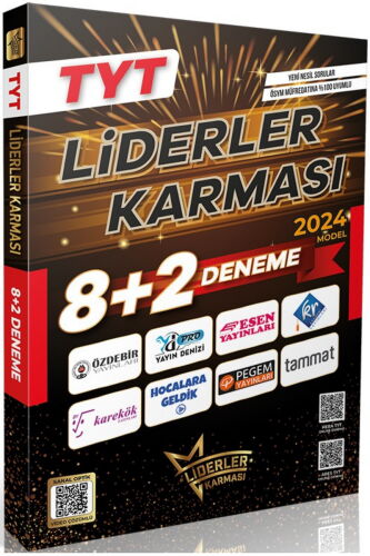 YKS TYT LİDERLER KARMASI 8+2 DENEME.