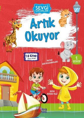 SEVGİ ÇOCUKLARI ARTIK OKUYOR 1.SINIF 10 KİTAP