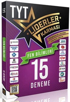 YKS TYT FEN BİLİMLERİ LİDERLER KARMASI 15 DENEME.