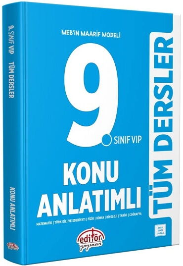 9.SINIF TÜM DERSLER KONU MAARİF MAVİ 2024