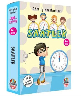 DÖRT İŞLEM KARTLARI SAATLER 6+ YAŞ