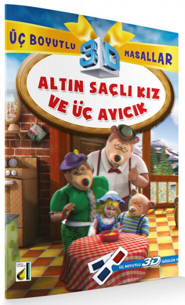 ALTIN SAÇLI KIZ VE ÜÇ AYICIK  3D MASALLAR