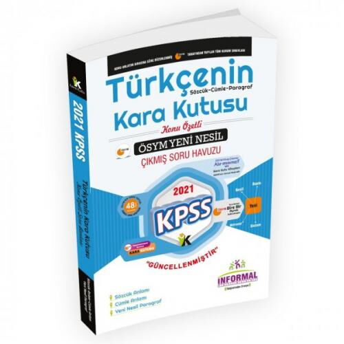 KPSS TÜRKÇE ANLAM BİLGİSİ  KARA KUTUSU  K.Ö.SORU