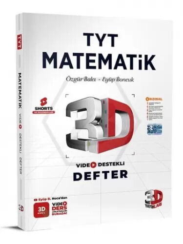 YKS TYT MATEMATİK VİDEO DERS DEFTERİ