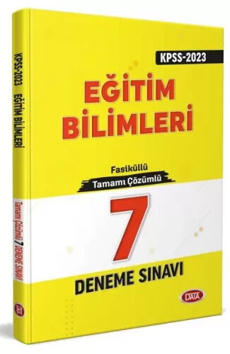 KPSS EĞİTİM BİLİMLERİ ÇÖZÜMLÜ 7 DENEME