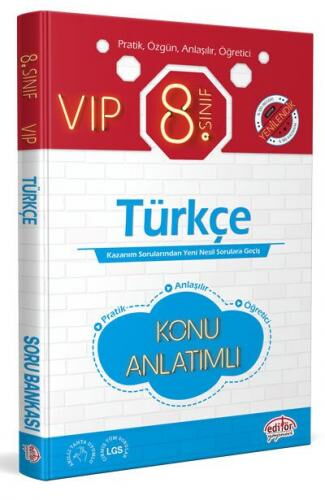 8.SINIF TÜRKÇE VİP KONU YENİLENDİK