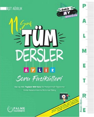 11.SINIF TÜM DERSLER AYLIK ÇALIŞMA FASİKÜL EŞİT AĞ