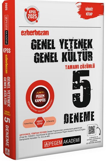 KPSS GENEL YETENEK KÜLTÜR EZBERBOZAN 5 DENEME 2025