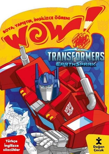 WOW TRANSFORMERS BOYAMA KİTABI