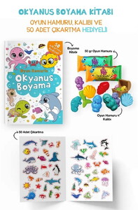 OKYANUS BOYAMA KİTABI OYUN HAMURU OYUNCAK VE ÇIKAR #1