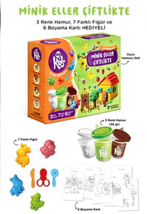 MİNİK ELLER ÇİFTLİKTE OYUN HAMURU SETİ 16 PARÇA #1