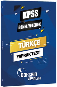 KPSS TÜRKÇE GENEL KÜLTÜR YAPRAK TEST #1