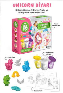 UNİCORN DİYARI OYUN HAMURU SETİ 18 PARÇA #1